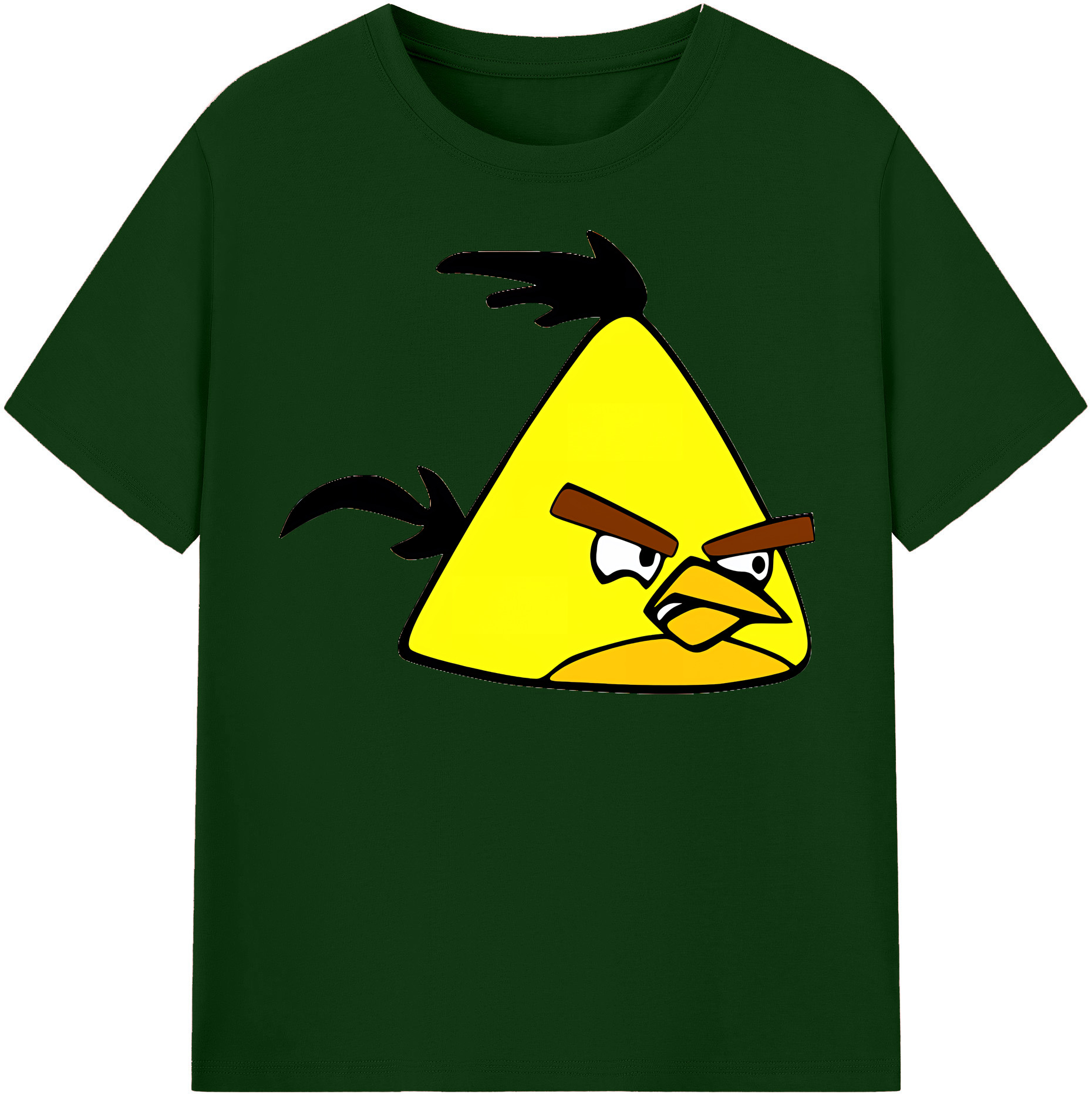 （画像用） Angry Birds アングリーバード 綿100％半袖Tシャツ（フロントプリント）
